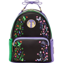 Loungefly Wicked (2024) - Glinda & Elphaba Floral & Lace 10" Faux Leather Mini Backpack