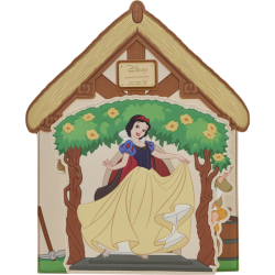 Loungefly Snow White and the Seven Dwarfs - Cottage 12" Faux Leather Mini Backpack