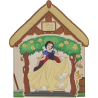 Loungefly Snow White and the Seven Dwarfs - Cottage 12" Faux Leather Mini Backpack