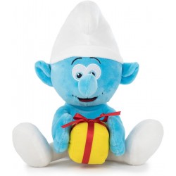 The Smurfs - Smurf with Present Plush 23cm