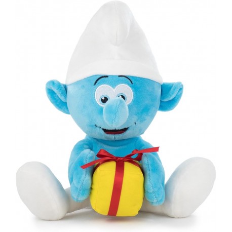 The Smurfs - Smurf with Present Plush 23cm