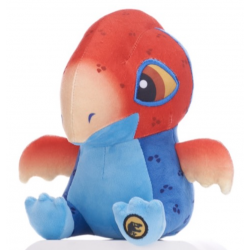 Jurassic World Plush Squashy Podgies Blue-Red 18cm