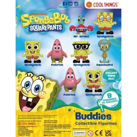 Capsule 65mm. Spongebob Buddies