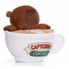 Capybara Capychino Dark Plush 17,5cm