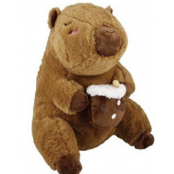 Capybara Knuffel met Foodie Ice Cream 40cm