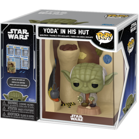 Funko Star Wars - Yoda in his Hut Pop! Nook Vinyl Figure