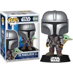 Funko Pop 818 The Mandalorian with Grogu, Star Wars