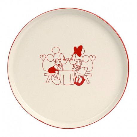 Disney Plate - Love Mickey & Minnie