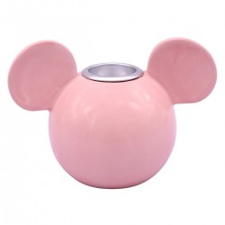 Disney Candle Holder - Love Mickey Ears Pink
