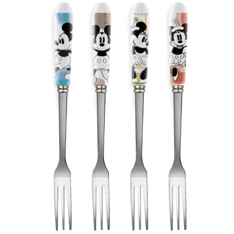 Disney Home - Mickey & Minnie Mouse Vork Set (4) Enjoy