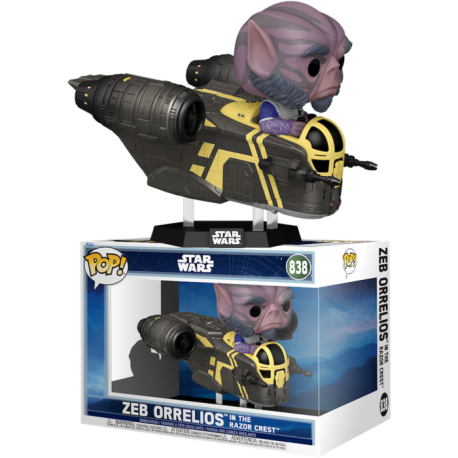 Funko Pop 838 Zeb Orrelios in The Razor Crest (Deluxe), Star Wars