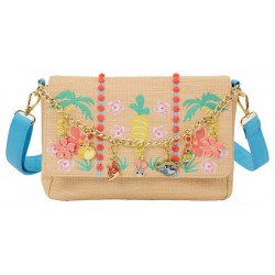 Loungefly Zootopia 2 - Embroidered Charm 7" Faux Leather Crossbody Bag