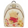 Loungefly Winnie the Pooh - Bees & Flowers 12" Faux Leather Mid-Size Backpack