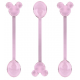Disney Home - Glass Spoon Set (3) Mickey Mouse Love