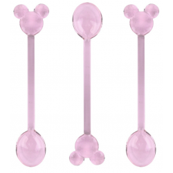 Disney Home - Glass Spoon Set (3) Mickey Mouse Love