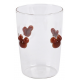 Disney Home - Mickey Mouse Glass Embossed Love Red
