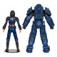 Fallout 4 Statue 2-Pack T-60 Vault Tec & Sole Survivor 18 cm