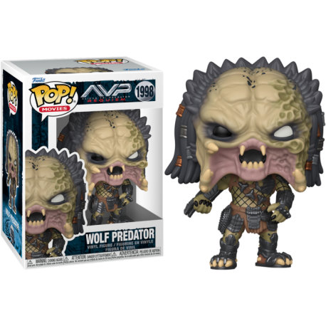 Funko Pop 1998 Wolf Predator, Alien vs. Predator: Requiem