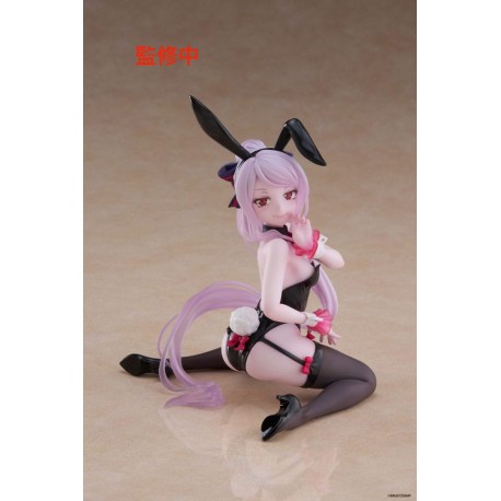 Overlord PVC Statue Desktop Cute Figure Shalltear Bunny Ver. 13 cm