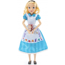 Disney Alice Classic Doll with Sidekick, Alice in Wonderland