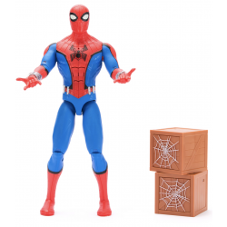 Marvel Spider-Man Talking Action Figure with Interactive Crates - 33cm