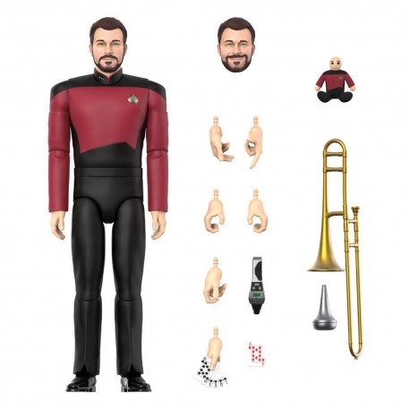 Star Trek: The Next Generation Ultimates Action Figure Commander Riker 18 cm