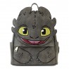 Loungeflly How To Train Your Dragon - Toothless Cosplay 10” Faux Leather Mini Backpack
