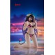 Overlord PVC Statue Desktop Cute Figure Albedo Cow-Print Swimsuit Ver. Renewal 13 cm
