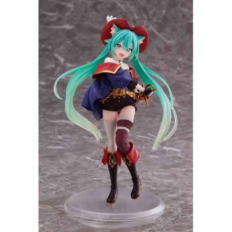 Hatsune Miku PVC Statue Hatsune Miku Wonderland Puss in Boots 18 cm (with bonus)