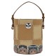 Loungefly Star Wars: The Mandalorian - Grogu & Anzellan 8" Faux Leather Crossbody Bag