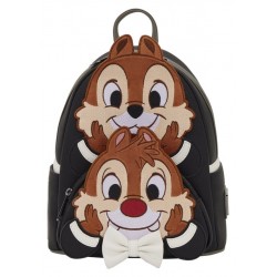 Loungefly Chip 'n' Dale - Two Chips & A Miss 10" Faux Leather Mini Backpack