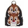 Loungefly Chip 'n' Dale - Two Chips & A Miss 10" Faux Leather Mini Backpack