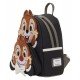 Loungefly Chip 'n' Dale - Two Chips & A Miss 10" Faux Leather Mini Backpack
