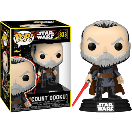 Funko Pop 833 Count Dooku (Retro), Star Wars