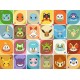 Pokémon Children's Jigsaw Puzzle Pokémon Faces (100 Pieces XXL)