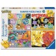 Pokémon Puzzle 4-Pack Pokémon Buddies (4x100 Pieces)