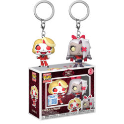 Hazbin Hotel POP! Vinyl Keychain 2-Pack Charlie & Vaggie 4 cm