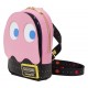 Loungefly Pac-Man - Pinky Ghost Glow-in-the-Dark 8" Faux Leather Crossbody Sling Bag