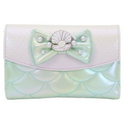 Loungefly The Little Mermaid (1989) - Iridescent Pearl 4" Faux Leather Flap Wallet