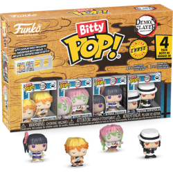 Demon Slayer - Zenitsu Agatsuma, Mitsuri Kanroji, Kanao Tsuyuri & Mystery Bitty Pop! Vinyl Figure 4-Pack