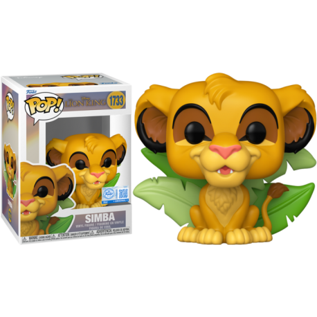 Funko Pop 1733 Simba with Leaves (Excl.), The Lion King