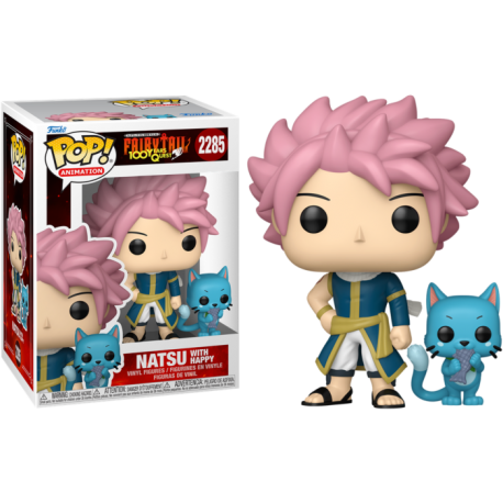 Funko Pop 2285 Natsu with Happy, Fairy Tail: 100 Year Quest