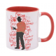 Nightmare on Elm Street Mug Red Inside11oz - Freddy Krueger Graffiti