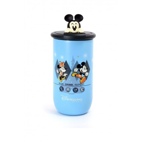 Disney Mickey Mouse Mug with Lid, Disneyland Paris