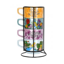 Disney Alice In Wonderland Mugs (Set of 4)