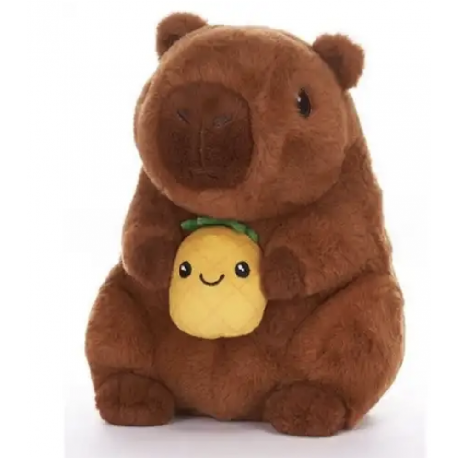 Capybara Knuffel 22cm Sinaasappel