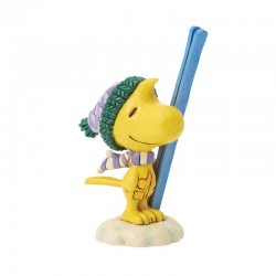 Jim Shore - Woodstock With Ski's Figurine