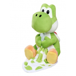 Nintendo - Yoshi met Dekentje Knuffel 23cm - Super Mario Baby