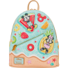 Loungefly Mickey & Minnie - Beach Fun 10" Faux Leather Mini Backpack