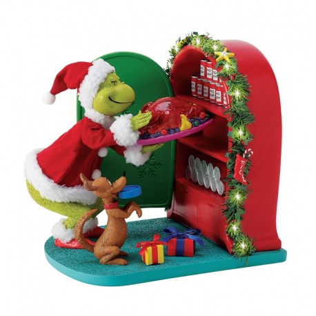 Possible Dreams By D56 - Christmas Dinner (Grinch Figurine)